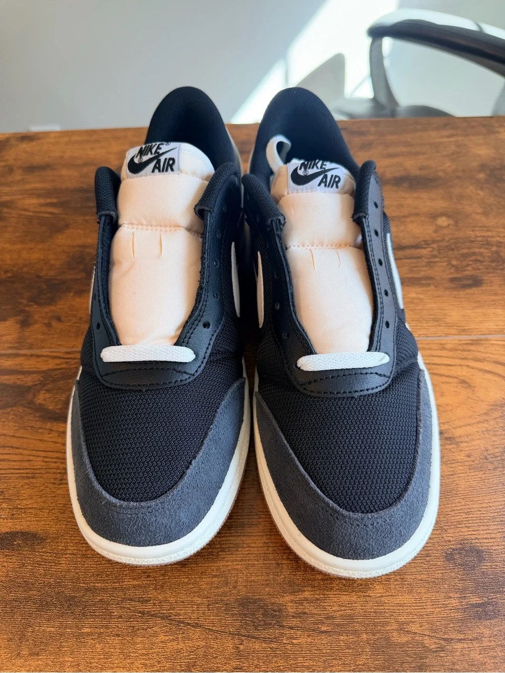 Nike Jordan Air 1 Lows Black and White Low-Top Trainers